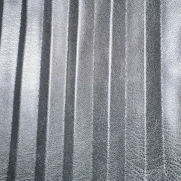 Simply Vera Vera Wang Black faux leather A-Line Skirt - Picture 7 of 7